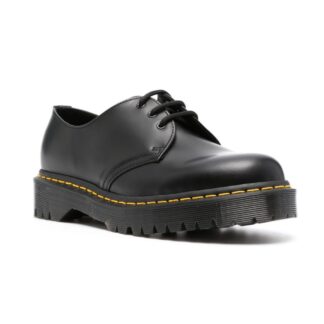 Dr. Martens Men's Black Leather Lace-Up Shoes