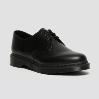 Dr. Martens Men’s Black Leather Lace-Up Shoes