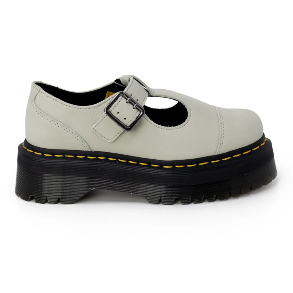 Dr. Martens Women's Leather Slip-On Shoes with Buckle - Image 4