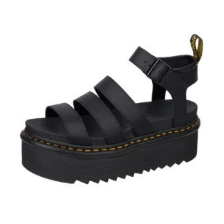 Dr. Martens Women's Black Leather Sandals