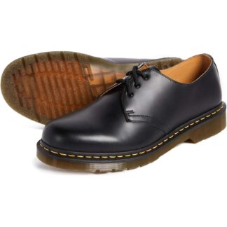 Dr. Martens Women's Black Leather Lace-Up Shoes