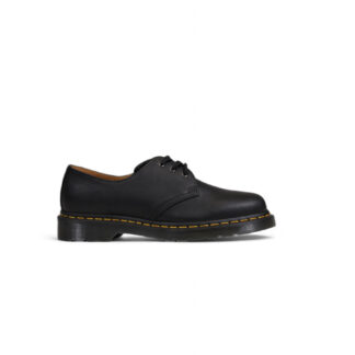 Dr. Martens Men's Black Leather Moccasin Boots