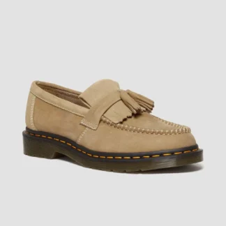 Dr. Martens Men's Beige Leather Moccasins