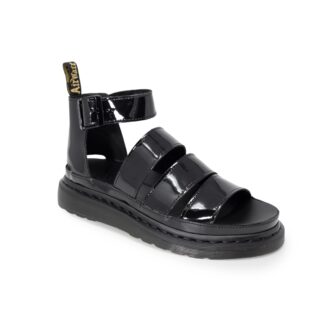 Dr. Martens Women's Black Leather Sandals – Stylish Fall/Winter Footwear