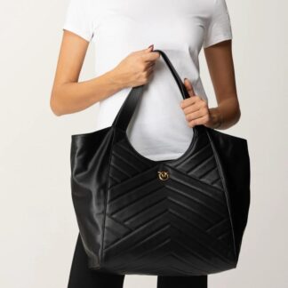 Pinko Women's Black Leather Handbag