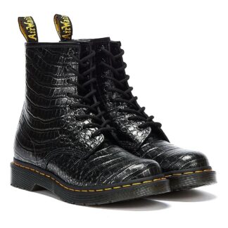 Dr. Martens Women's Black Faux Leather Boots