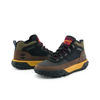 Timberland Men's Brown Fall/Winter Sneakers with Rubber Sole