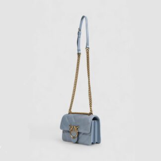 Pinko Women's Light Blue Leather Bag