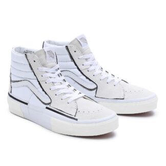 Vans Men’s Beige Leather Lace-Up Sneakers