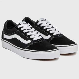 Vans Women’s Black Leather Sneakers
