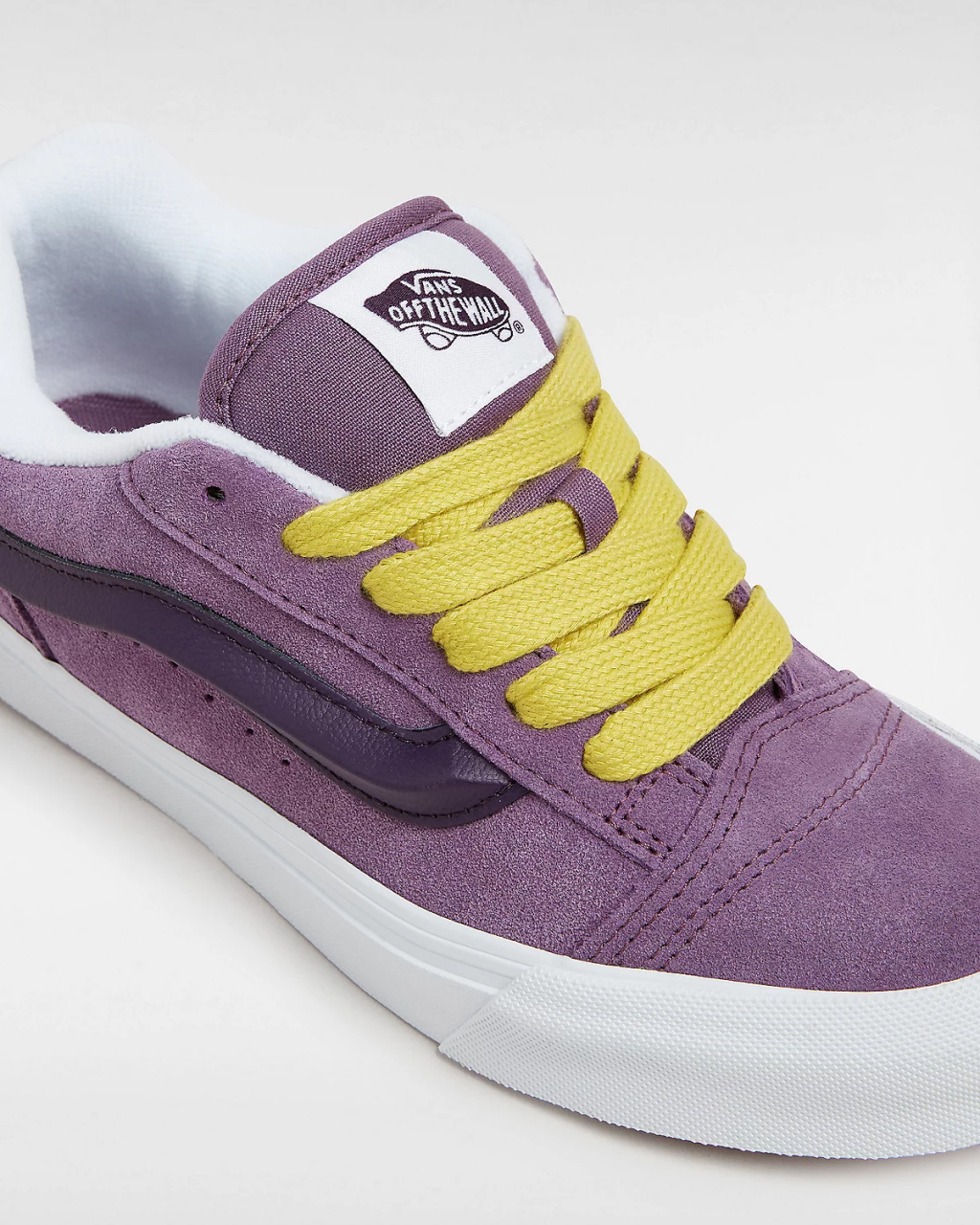 Vans Men's Purple Leather Sneakers - Image 5