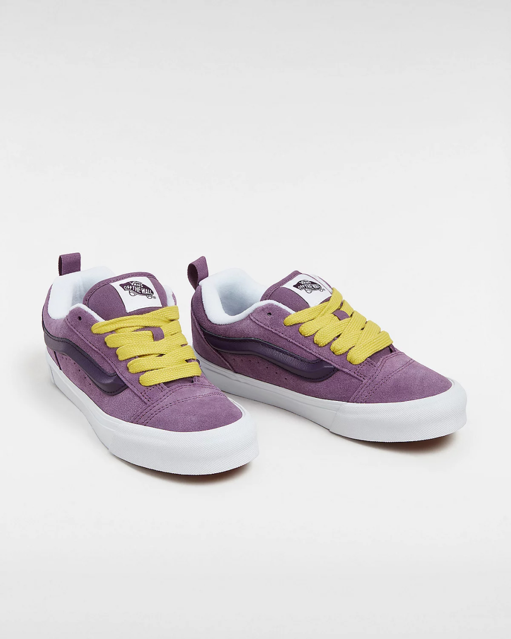 Vans Men's Purple Leather Sneakers - Image 3