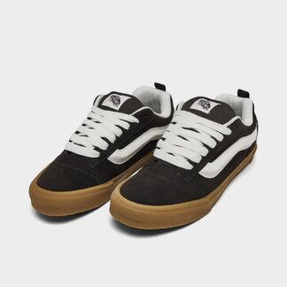 Vans Men's Leather Brown Sneakers
