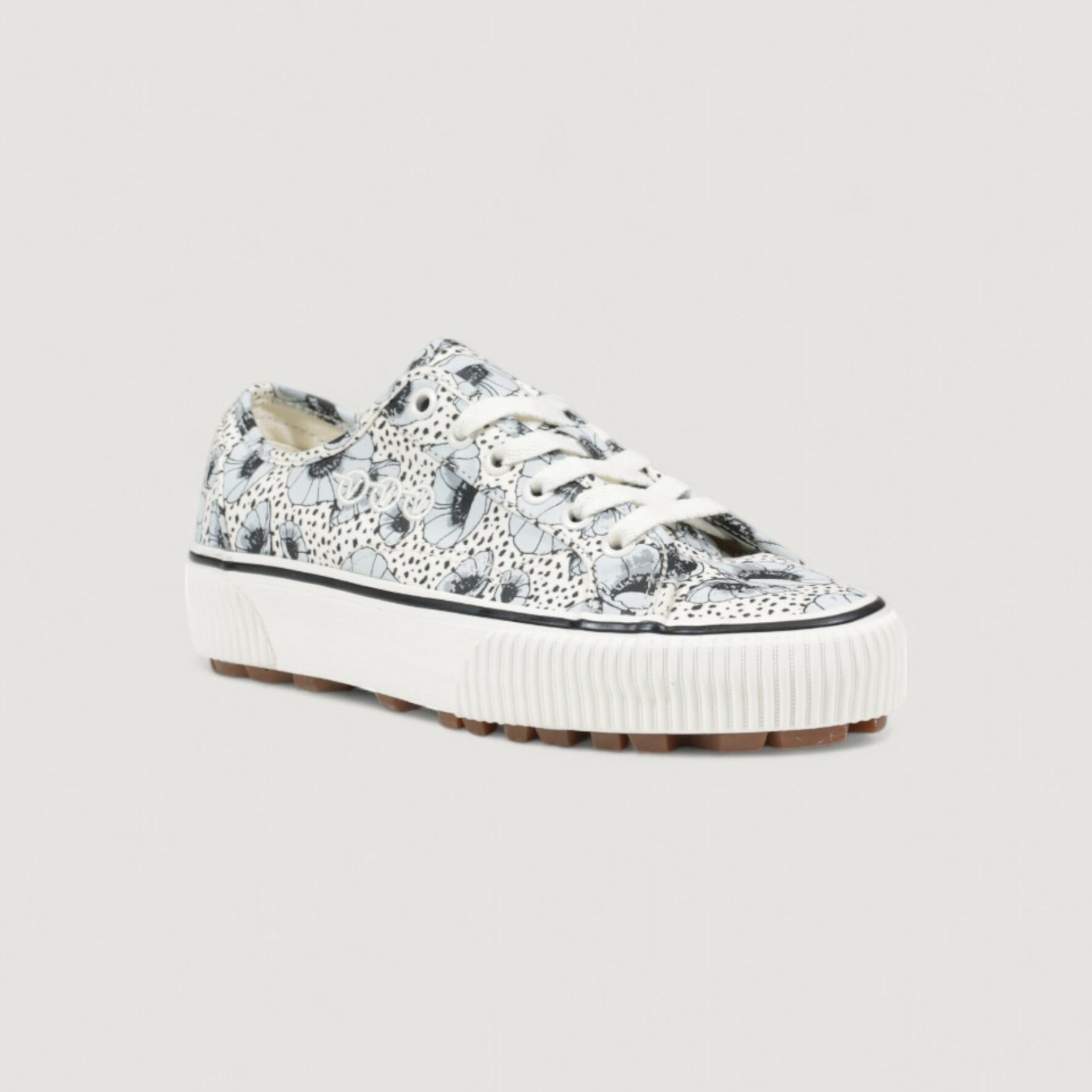 Vans Women's Floral Leather Shoes