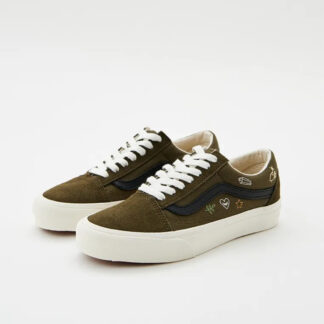 Vans Women's Leather Green Shoes