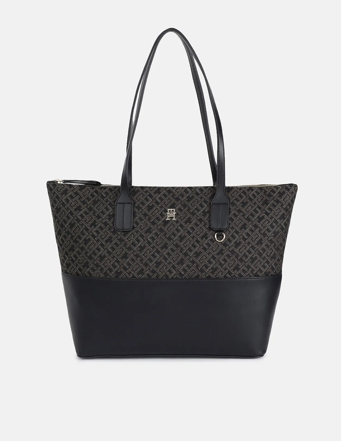 Tommy Hilfiger Women's Black Zip Bag - Image 2