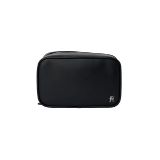 Tommy Hilfiger Black Leather Men's Bag