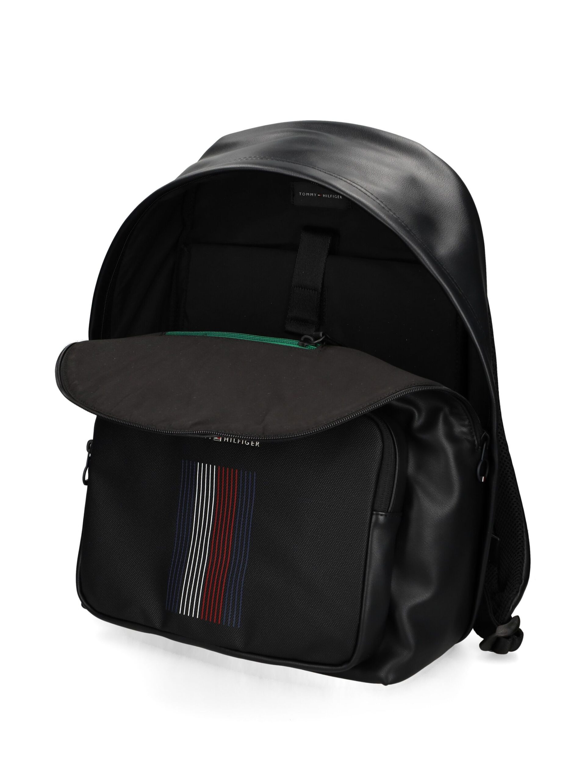 Tommy Hilfiger Men's Black Printed Rucksack with Zip - Image 3