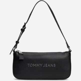 Tommy Hilfiger Women's Black Handbag with Zip Closure