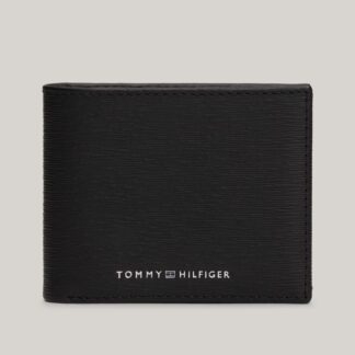 Tommy Hilfiger Men's Black Leather Wallet
