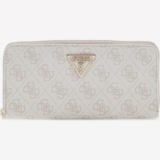 GUESS Women's Pink Printed Wallet with Zip