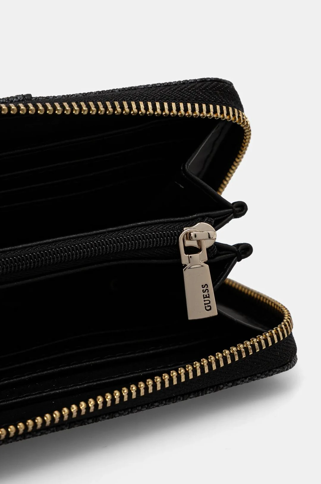 Guess Women's Black Large Printed Wallet - Image 5