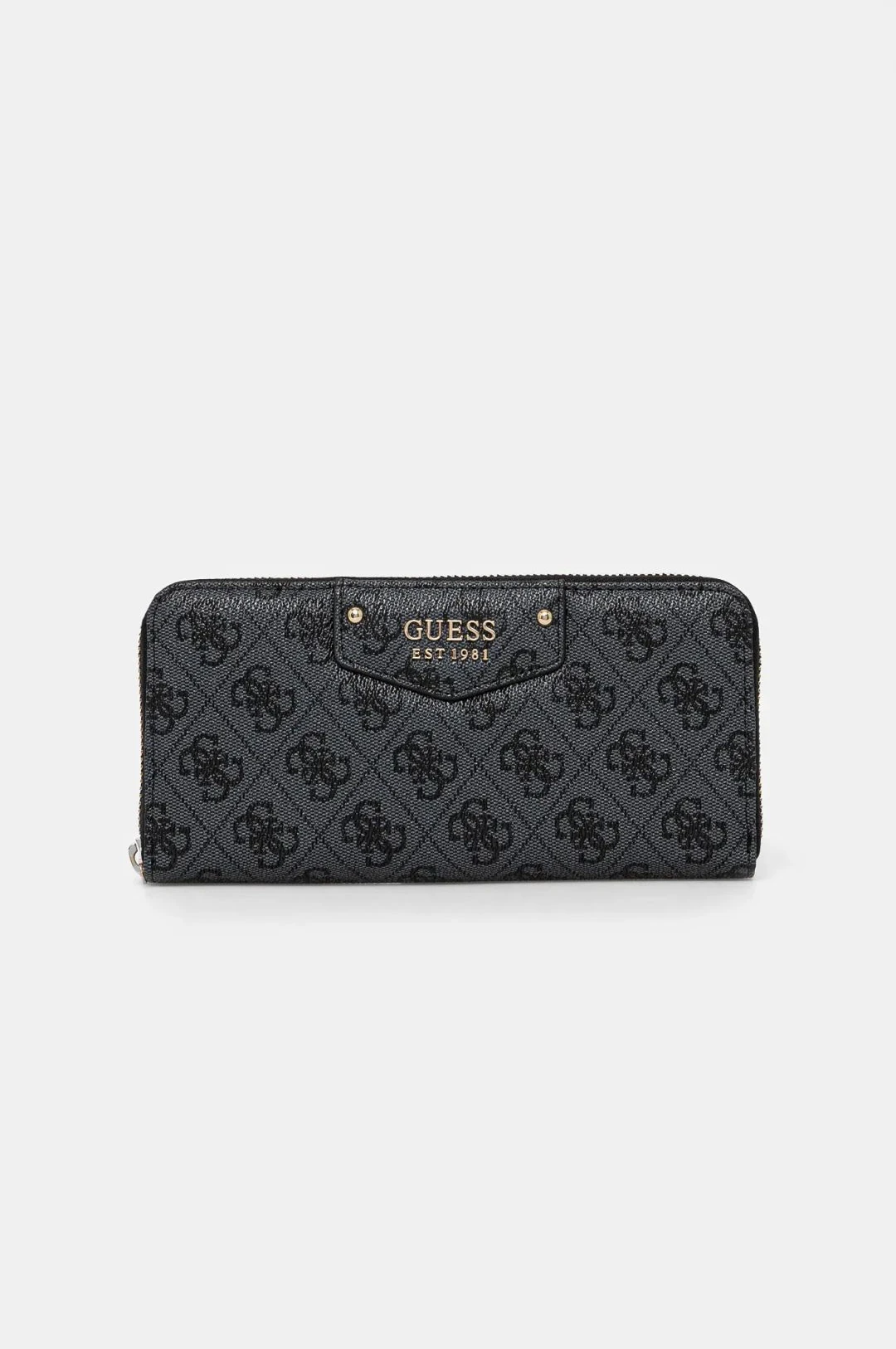 Guess Women's Black Large Printed Wallet - Image 9