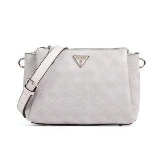 Guess Pink Printed Handbag with Shoulder Strap for Women