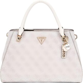 Guess Women’s Pink Print Handbag with Shoulder Strap