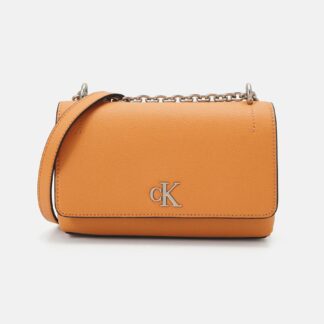 Calvin Klein Women's Orange Shoulder Bag - Fall/Winter Elegance