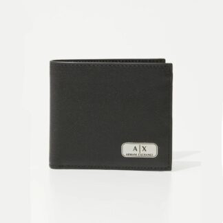 Armani Exchange Black Leather Wallet