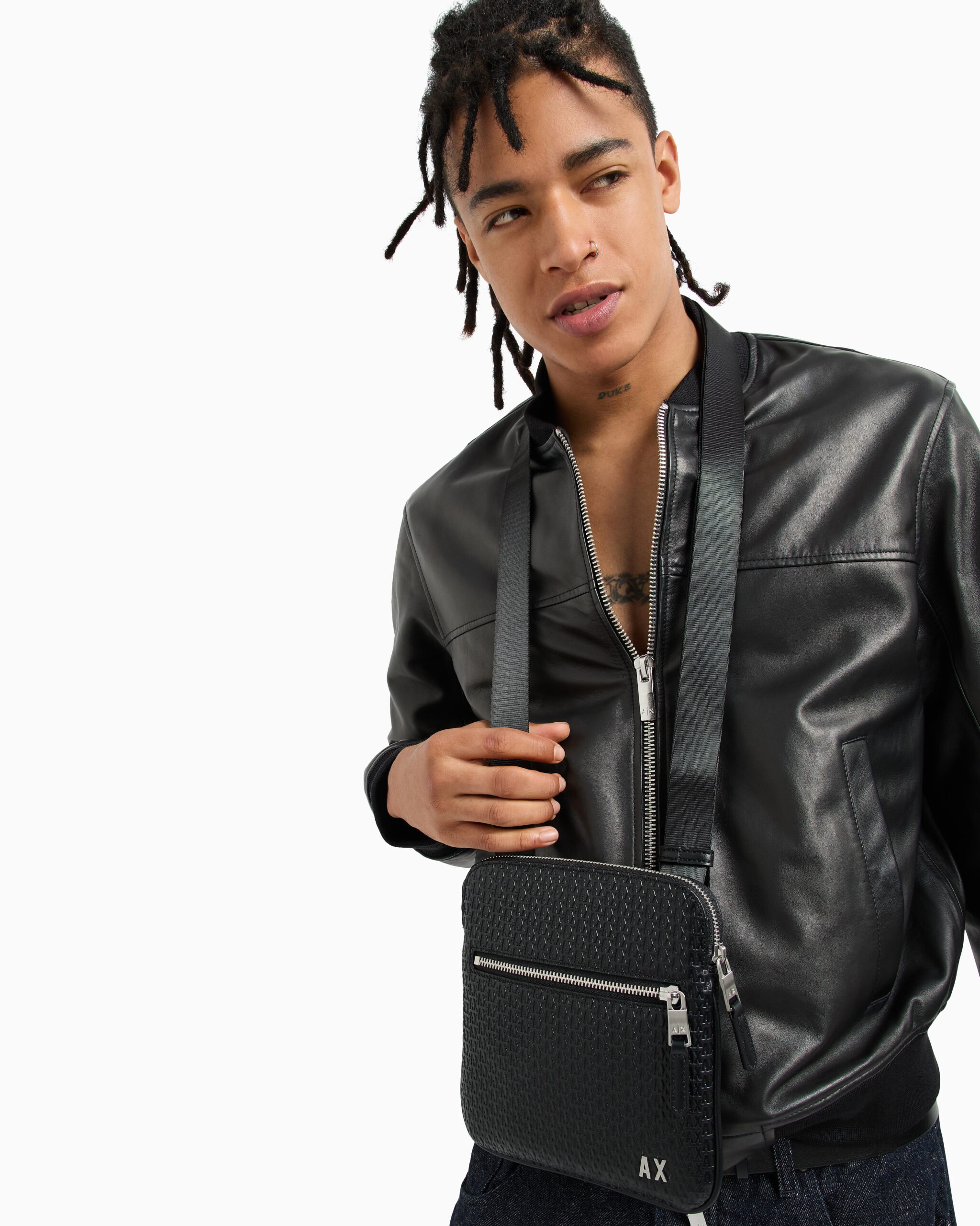 Armani Exchange Men’s Black Shoulder Bag - Image 6