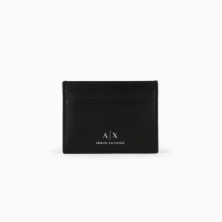Armani Exchange Men's Black Leather Wallet