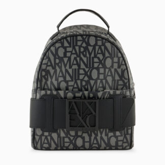 Armani Exchange Women's Black Printed Rucksack