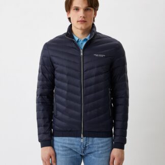 Armani Exchange Men's Black Turtleneck Blazer