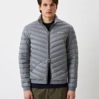 Armani Exchange Men's Grey Turtleneck Jacket