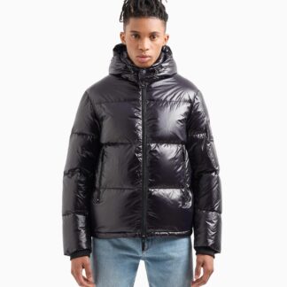 Armani Exchange Men’s Black Hooded Jacket