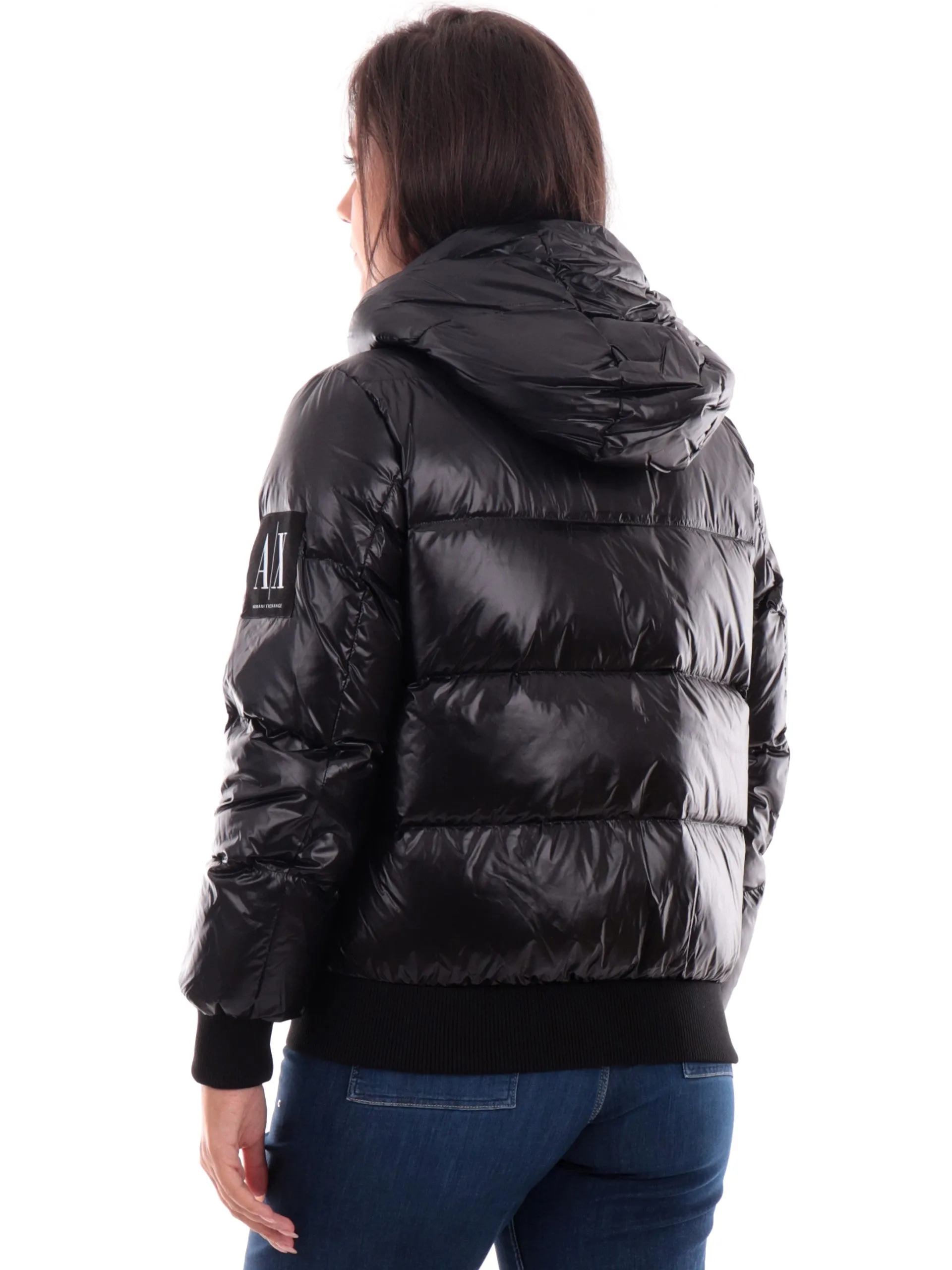 Armani Exchange Women's Black Turtleneck Zip Jacket - Image 4