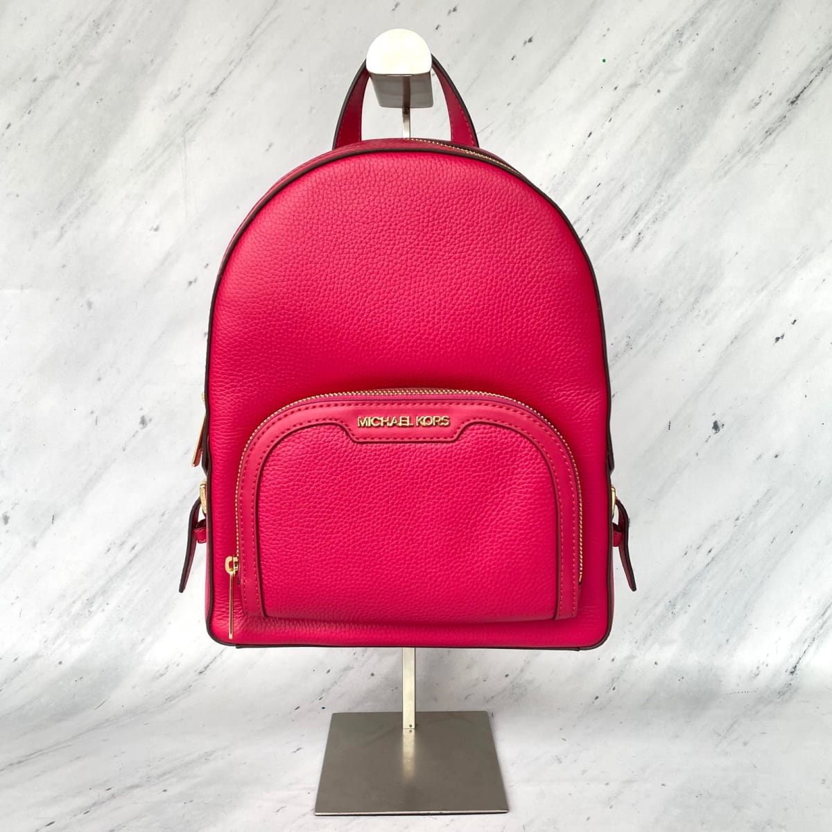 Michael Kors Jaycee XS Pebbled Leather Backpack - Image 4