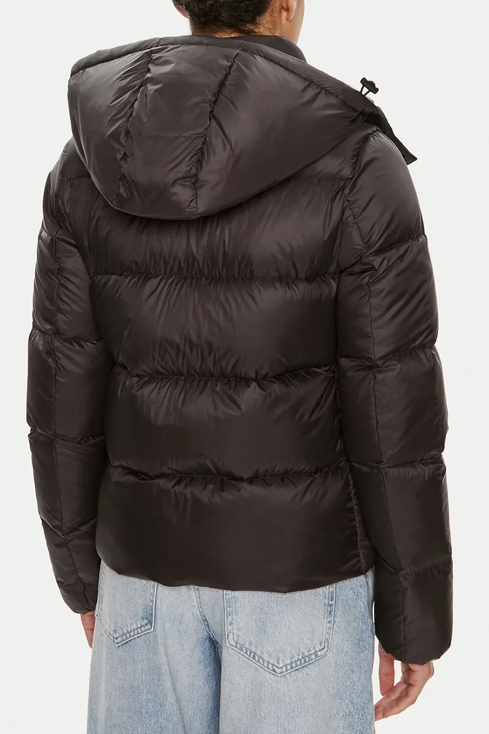 Calvin Klein Jeans Women's Black Zip-Up Jacket for Fall & Winter - Image 5
