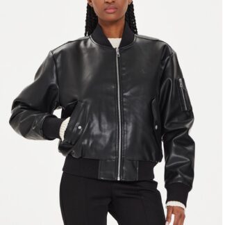 Calvin Klein Women's Black Zip Blazer for Fall/Winter
