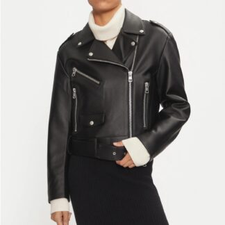 Calvin Klein Women’s Black Zip-Up Blazer