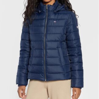 Tommy Hilfiger Women's Blue Hooded Zip-Up Jacket