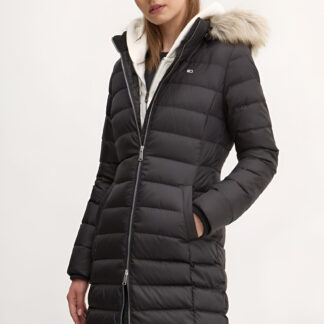 Tommy Hilfiger Women's Hooded Black Jacket