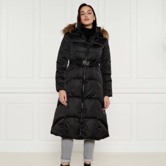 Guess Women's Black Hooded Zip-Up Jacket