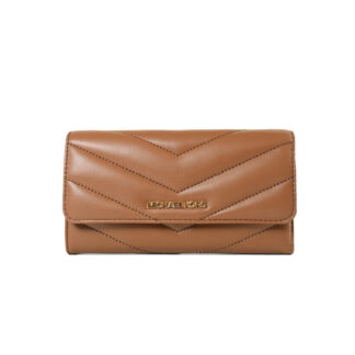 Michael Kors Jet Set Travel Quilted Trifold Wallet
