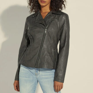 Guess Women’s Grey Zip Fastening Blazer