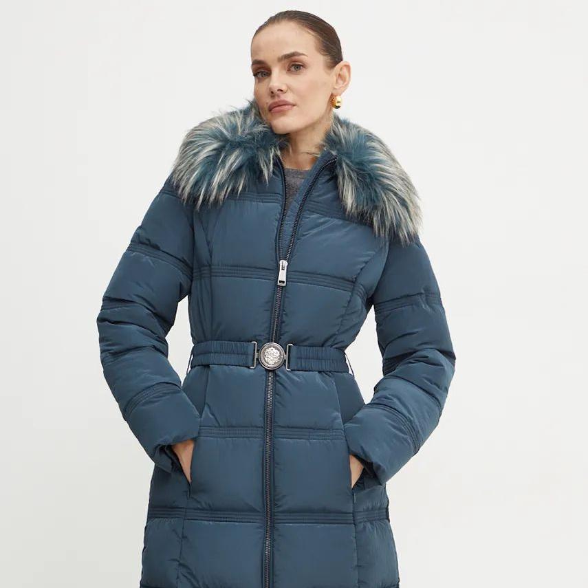 Guess Women’s Blue Zip-Up Jacket