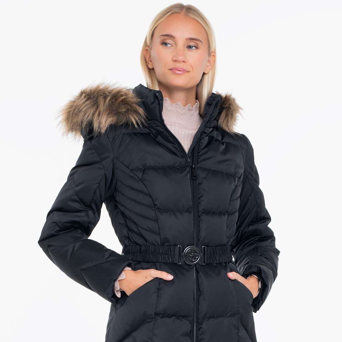 Guess Women's Black Zip-Up Jacket