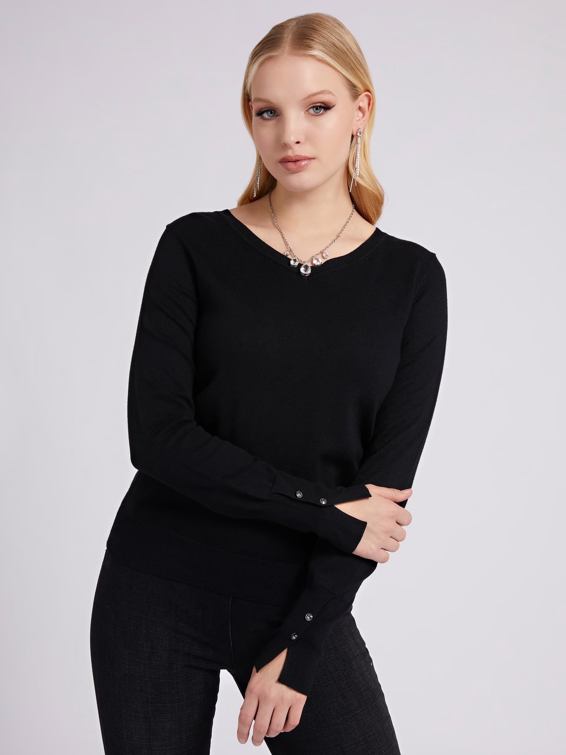 Guess Women's V-Neck Knitwear - Image 2